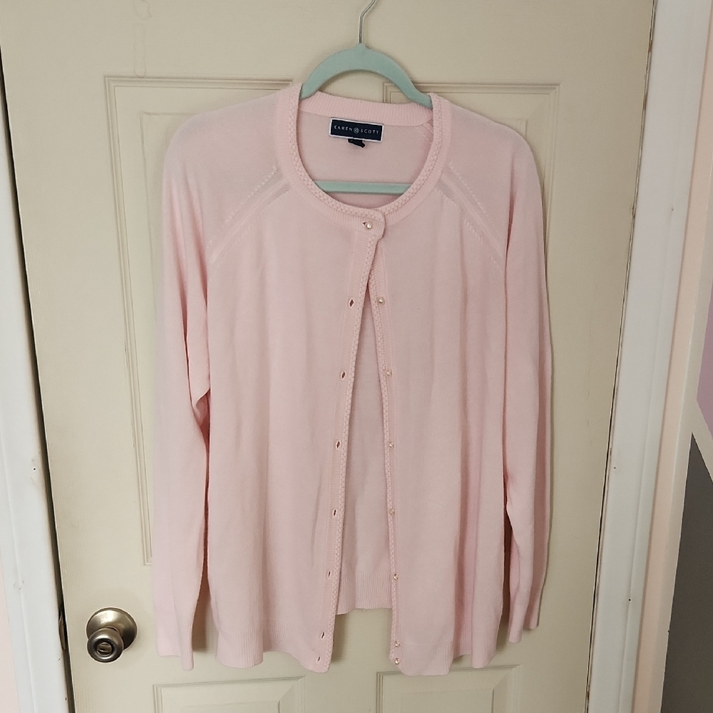 Karen Scott Women's Pink Sweater
